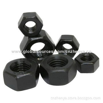 DIN934 Galvanized Carbon Steel Hex Nuts, Mainly Used for Indoor and Outdoor Construction FieldNew